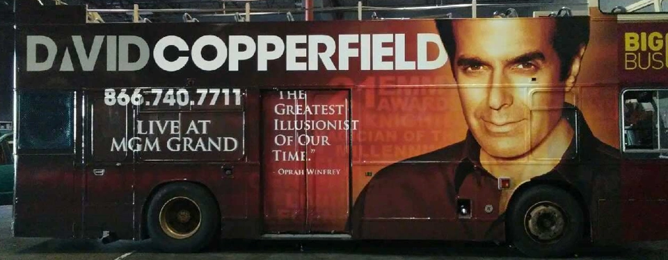 banner on the bus