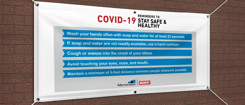 covid banner