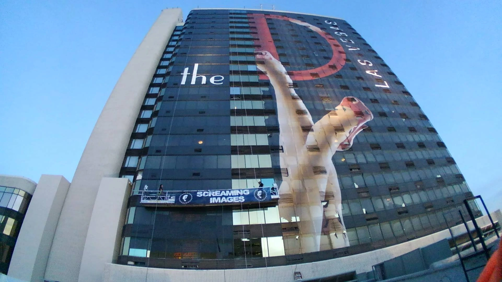 rendering on a building